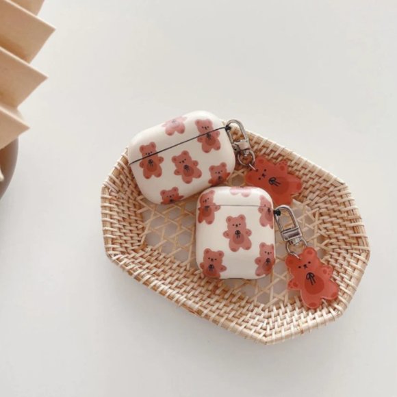 AIRPODS PRO CASE Cute Small Bear Korean Style | Cute | Kawaii - Picture 2 of 2